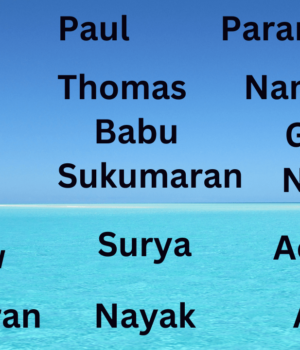 Malayalam Surnames List