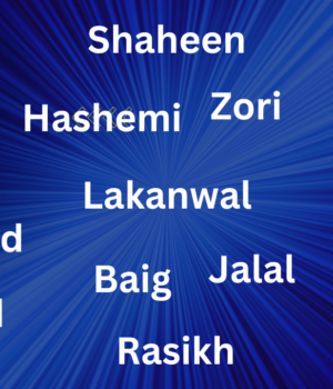 Afghan Surnames