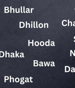 Jatt Surnames