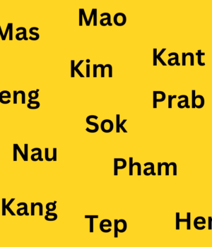 Cambodian Surnames List