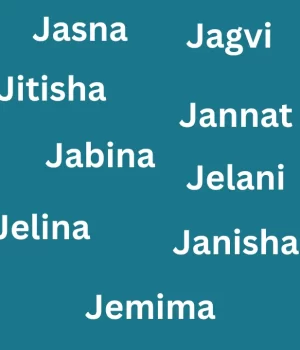 3 letter Girl Names Starting with J